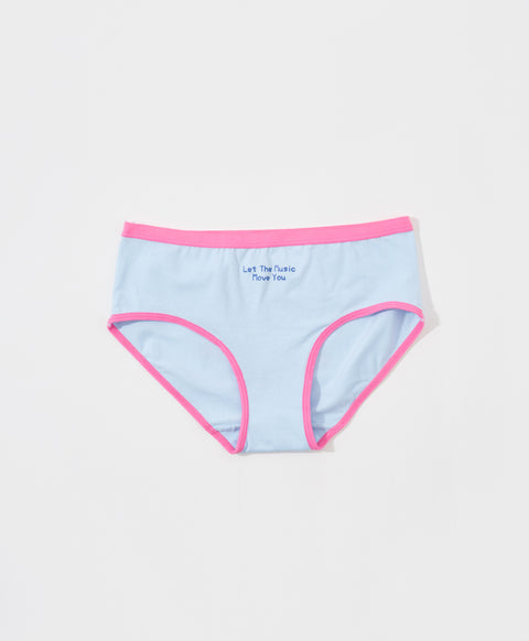 Music Concert Yuki & Hattie 5pcs Low Waist Hipster Graphic Pack Panties Wonder Box