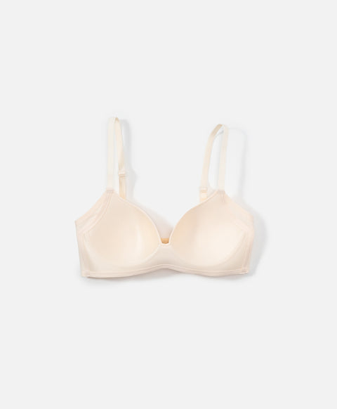 Bare Essential Wireless Lightly-Lined High Side Panel 3/4 Cup Demi Bra