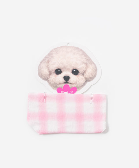 BedMood Cremo & Mello Plaid Pet Bandana Bib