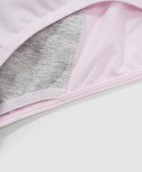 Gentle Hush Mid Waist Midi 2pcs Pack Cotton Spandex Sanitary Panties
