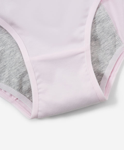 Gentle Hush Mid Waist Midi 2pcs Pack Cotton Spandex Sanitary Panties