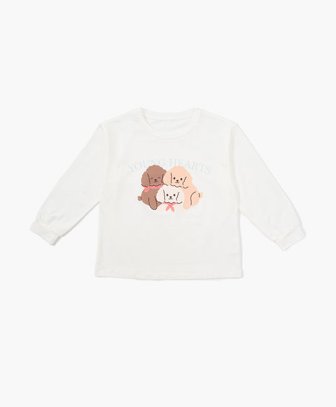 Junior Gentle Harmony Long Sleeves Top & Shorts Sleep Set