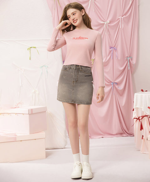 The Playmakers Denim Skirt