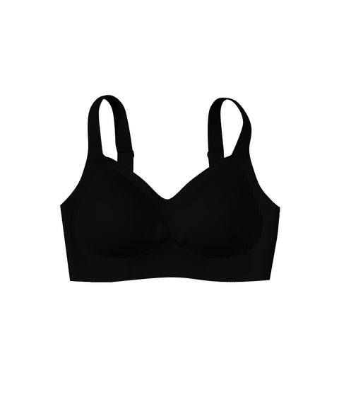 Marshmallow Kiss Full Coverage V-Neck Wireless Bra With Adjustable Straps (Fuller Figure)