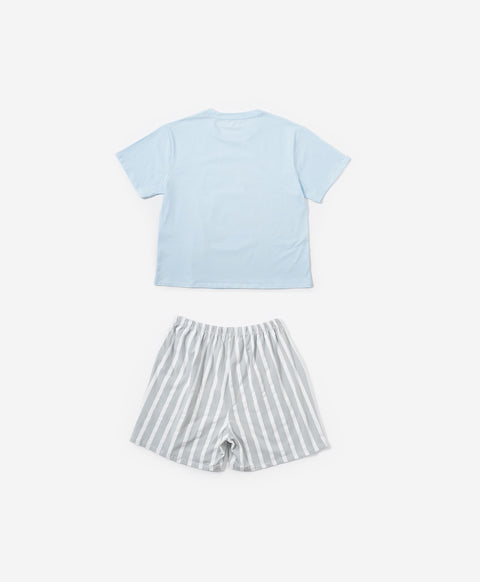 Junior Heart Gelato Short Sleeves Top & Shorts Sleep Set