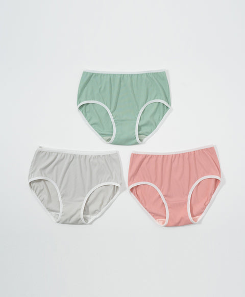 Nature Ribbed Low Waist Midi Panties