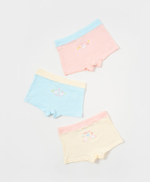Junior Rabbit Garden Cotton Low Waist Boxshorts Panties