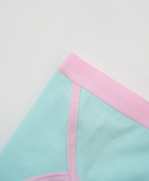 I Am A Magnet For Miracles Cotton Spandex 2pcs pack Mid Waist Midi Sanitary Panties