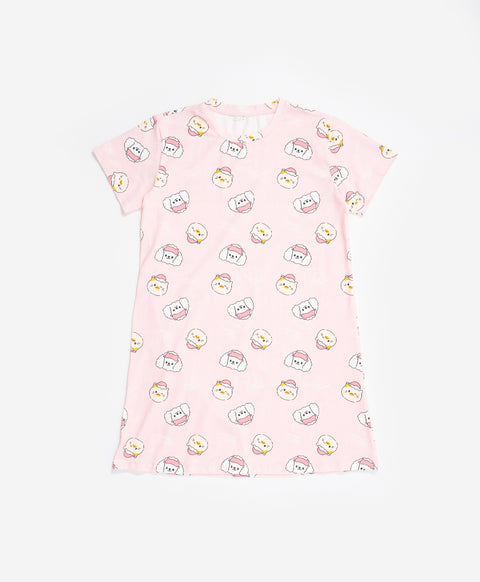Junior Morning Harmony Short Sleeves Sleep Dress