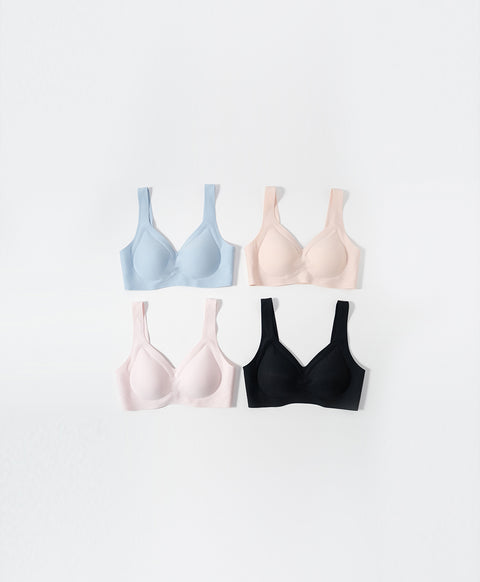 (NEW) Marshmallow Kiss Vest with Back Hook Bralette