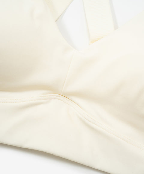 Supportive Soul Wireless Deep V Crossback Pull Over Sports Bra