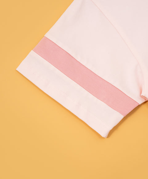 Junior Delulu Power Hearts Short Sleeves Top & Long Pants Set