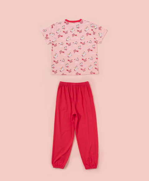 Junior Horsey Hooray! Short Sleeves Top & Pants Set