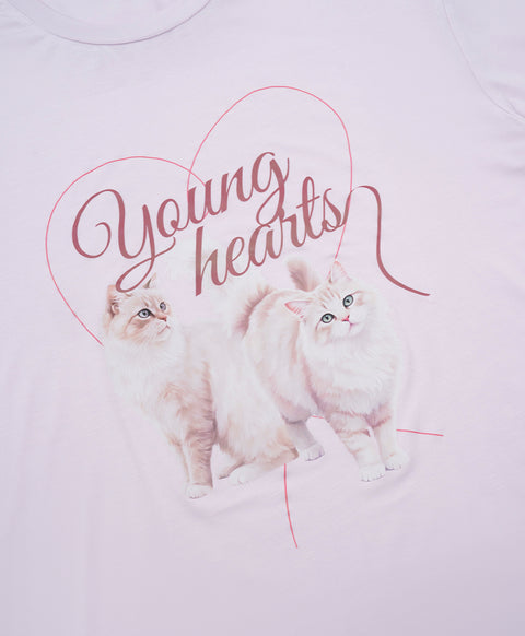 Catitude-ing Short Sleeves Top & Long Pants Set