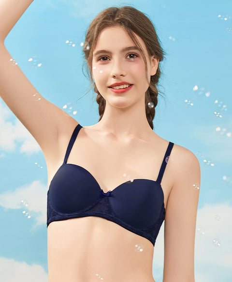 Comfy Feminine 1/2 Cup Push-Up Underwired Multiway Bra