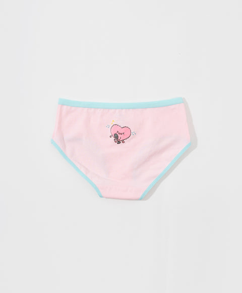 Music Concert Yuki & Hattie 5pcs Low Waist Hipster Graphic Pack Panties Wonder Box