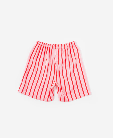 BedMood Cremo & Mello I'm in Bed Mood Polyester PJ Short Sleeves Top & Shorts Set - Pink