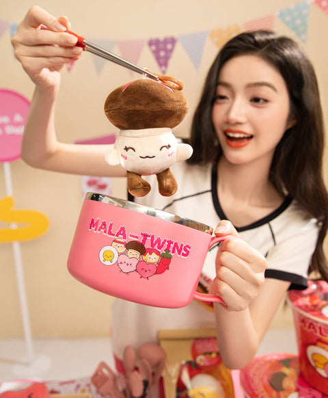 Mala-Twins Soft Toy Charm Mushie