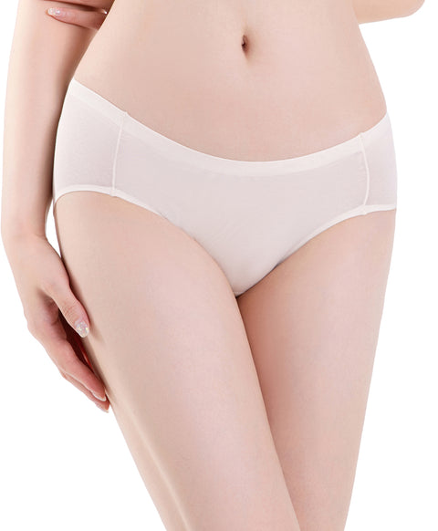 Skinmate Daily Laminated Seamless No-Show Cotton Spandex Low Waist Mini Panties