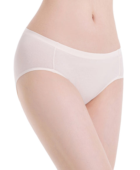 Skinmate Daily Laminated Seamless No-Show Cotton Spandex Low Waist Mini Panties