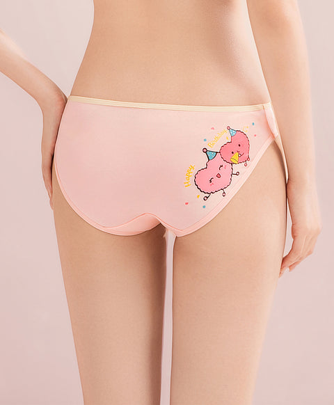 B-Day Party-Yuki & Hattie 5-pack Low Waist Mini Graphic Panties Wonder Box