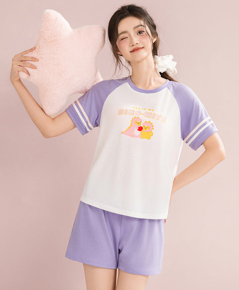Dino-Mite Top & Shorts Sleep Set