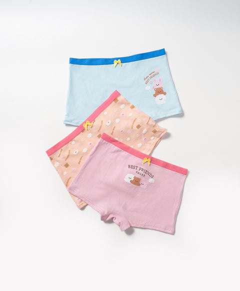 Junior Best Friends Three Boxshort 3-pack Panties