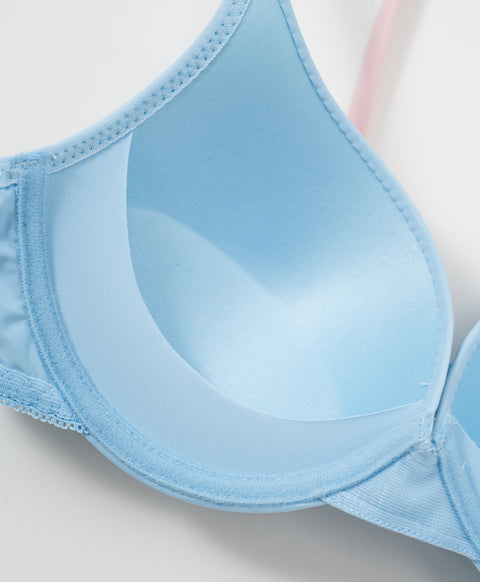 Designer 3/4 Cup Wireless Bra Set with Panties (B Cup)