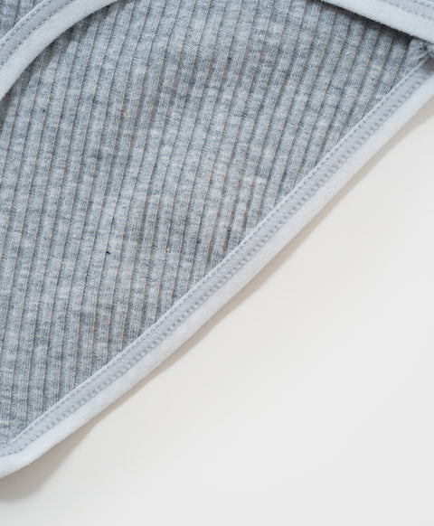 Rib Design Low Waist Midi Cotton Panties