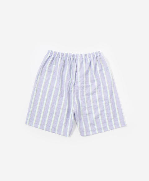 BedMood Cremo Mentally Unavailable. Physically Comfy Polyester PJ Short Sleeves Top & Shorts Set - Purple