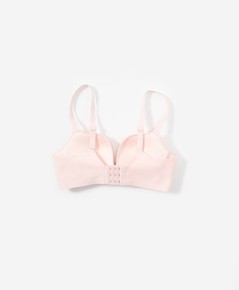 Blush Nightfall Jacquard 3/4 Cup Wireless Push Up Bra