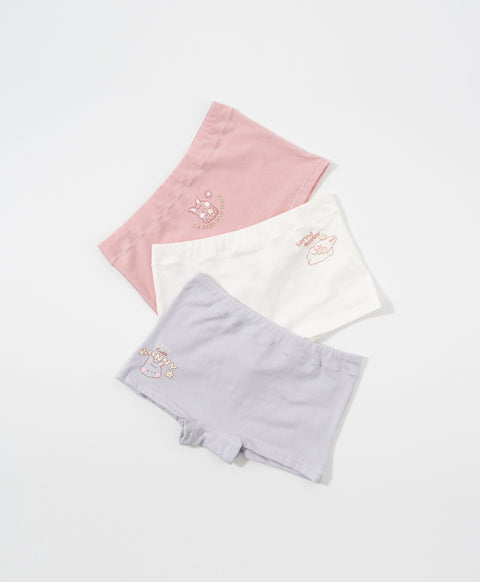 Junior Little Bunny Cotton Low Waist Boxshorts Panties