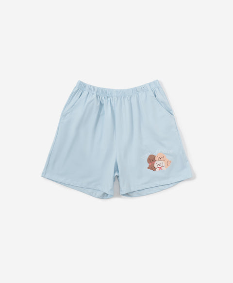 Gentle Harmony Long Sleeves Top & Shorts Set