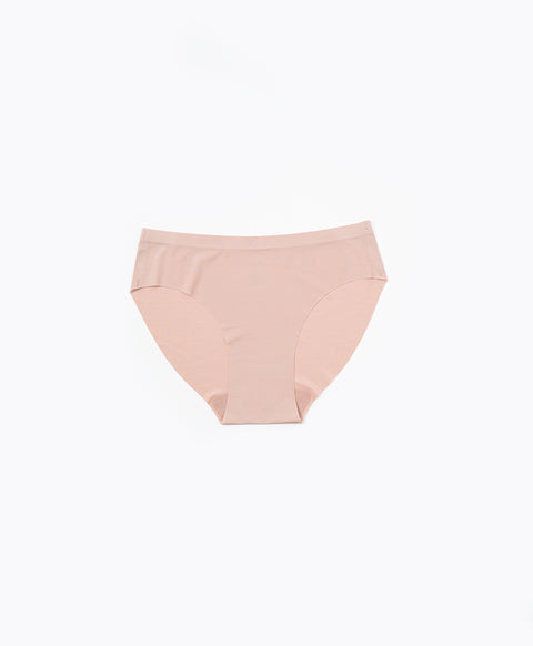 Simple Laminated Low Waist Mini Panties