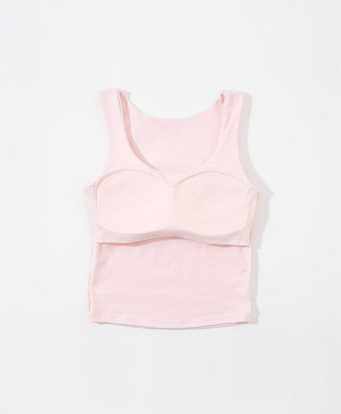 I am Padded! Square Neck Padded Tank Top