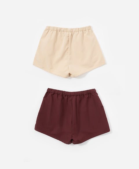 Call Me Lucky Drawstring Shorts