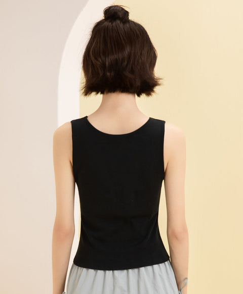 I am Padded! Square Neck Padded Tank Top