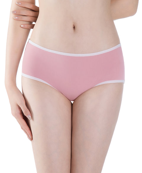 Nature Ribbed Low Waist Midi Panties