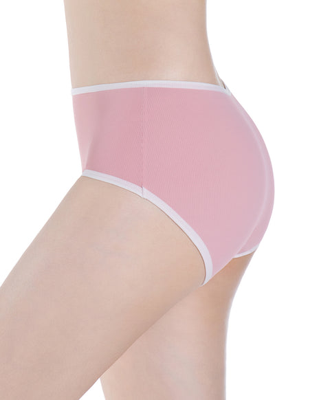 Nature Ribbed Low Waist Midi Panties