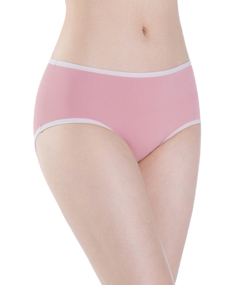 Nature Ribbed Low Waist Midi Panties