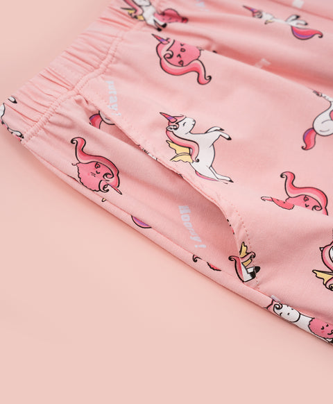 Horsey Hooray! Short Sleeves Top & Pants Set