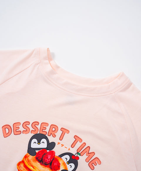 Penguin Patisserie Top & Shorts Sleep Set