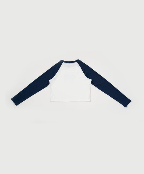 Go For It! Raglan Long Sleeves Baby Tee