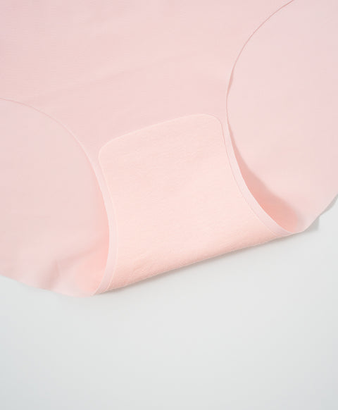 Simple Laminated Low Waist Hipster Panties