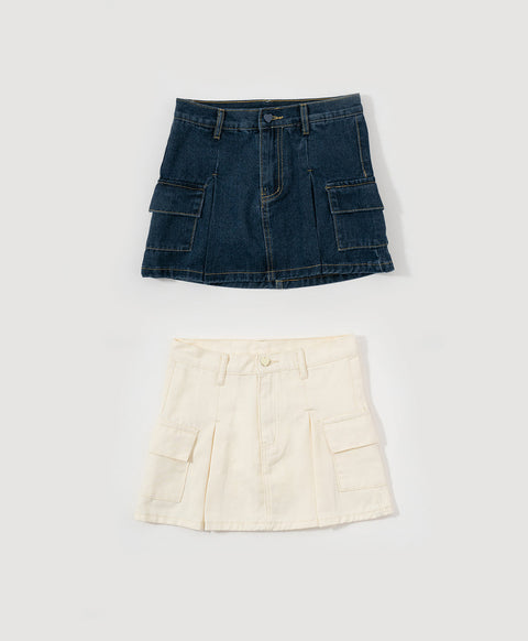 Go For It! Denim Skirt
