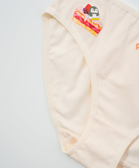 Penguin Patisserie 5pcs Mid Waist Midi Graphic Pack Panties