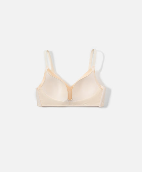 Bare Essentials Wireless V-Neck 3/4 Cup Demi Bra