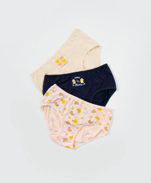 Junior Beary Bakery 3pcs Mini Panty Pack