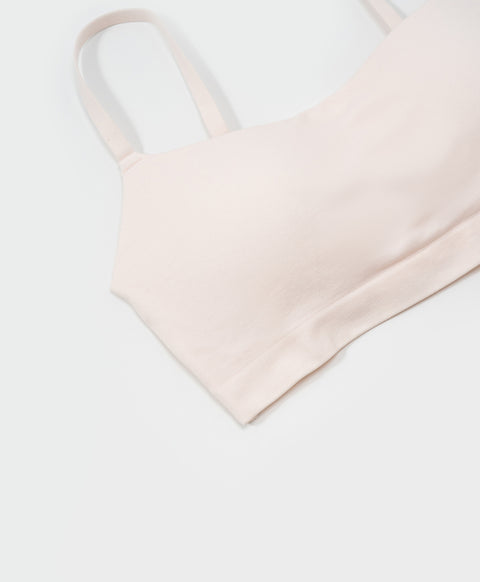 Teens Seamless Cloudy Fit Cami Crop Vest With Back Hook