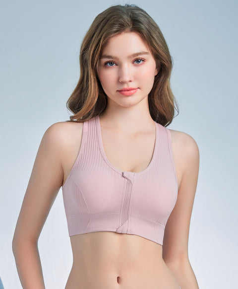 Active Seamless Racer Back Zip Front Sports Vest